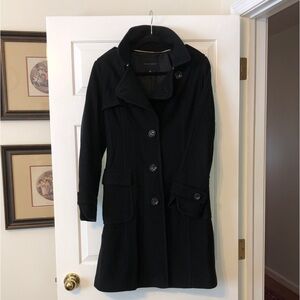 Banana Republic Black Trench Coat